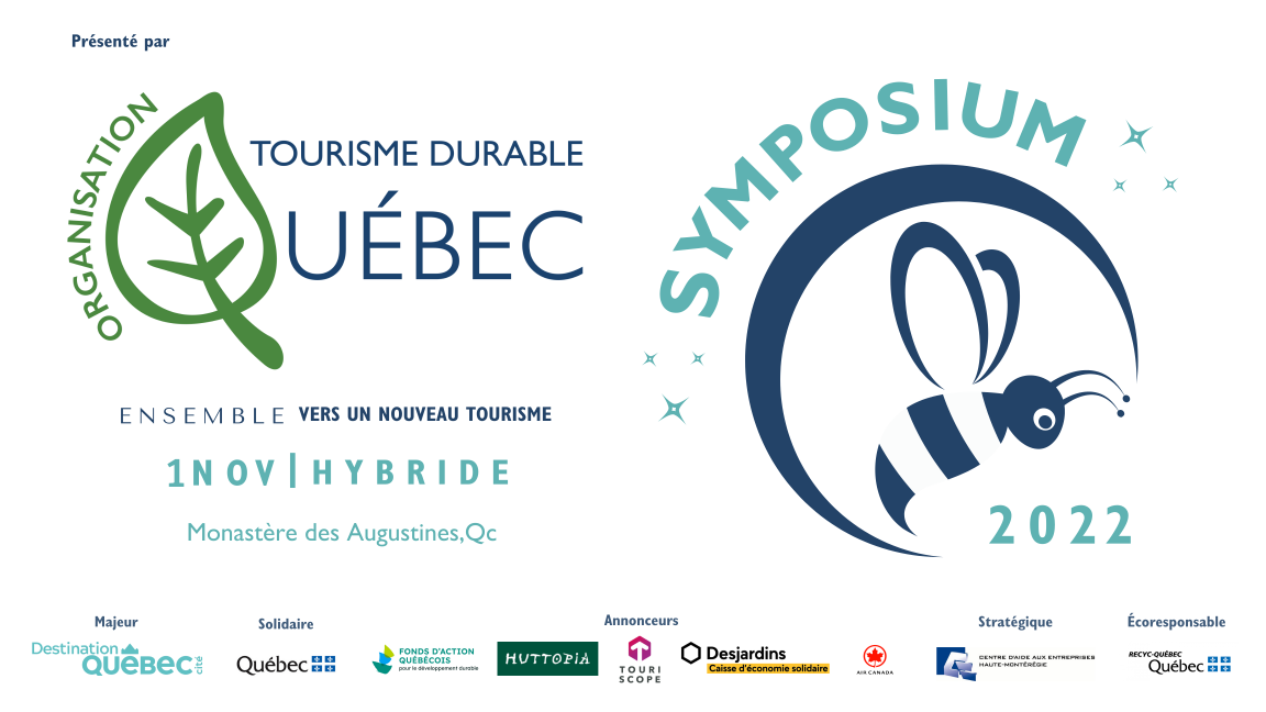 Symposium 2022 - Tourisme durable Québec - Virtuel