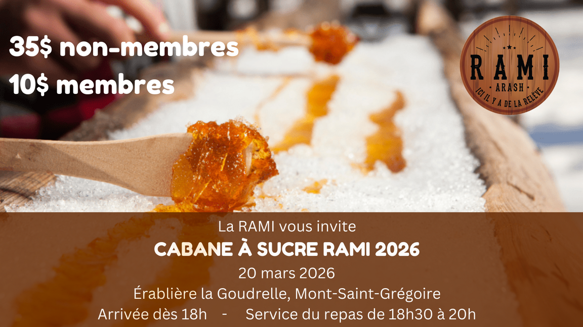 Cabane à sucre RAMI 2026