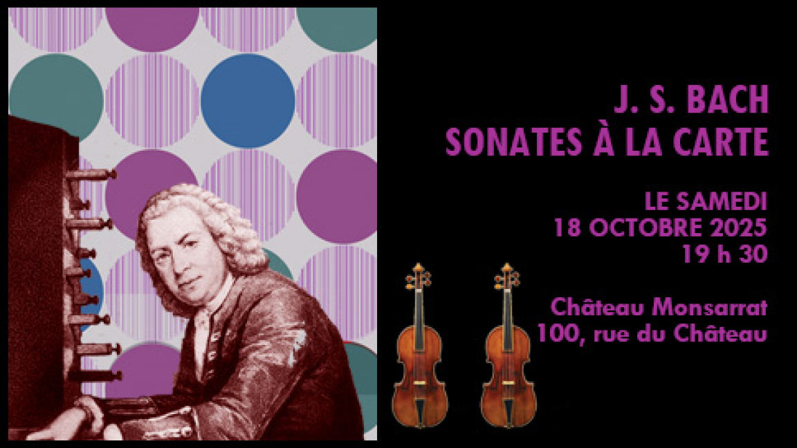 J S Bach : Sonates à la carte