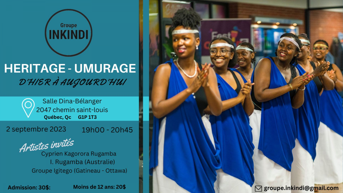 Spectacle de danse « HÉRITAGE – Umurage »