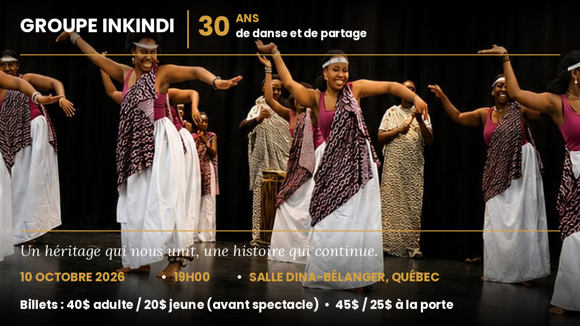 Groupe INKINDI , 30 ans de danse et de partage