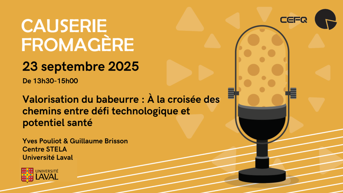 Causerie fromagère - Valorisation du babeurre : à la croisée des chemins entre défi technologique et potentiel santé