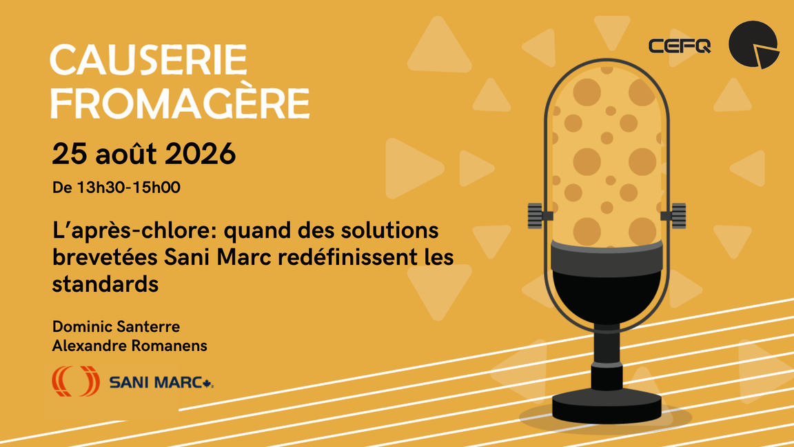 Causerie fromagère - L’après-chlore : quand des solutions brevetées Sani Marc redéfinissent les standards