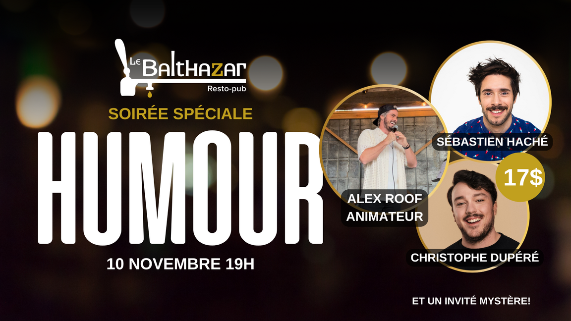 Soirée d'humour- Novembre 2025