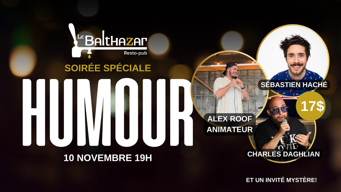 Soirée d'humour- Novembre 2025
