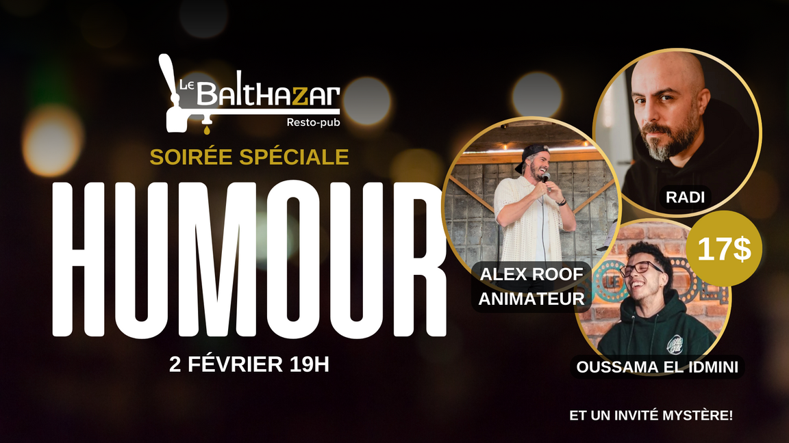 Soirée d'humour- Février 2026