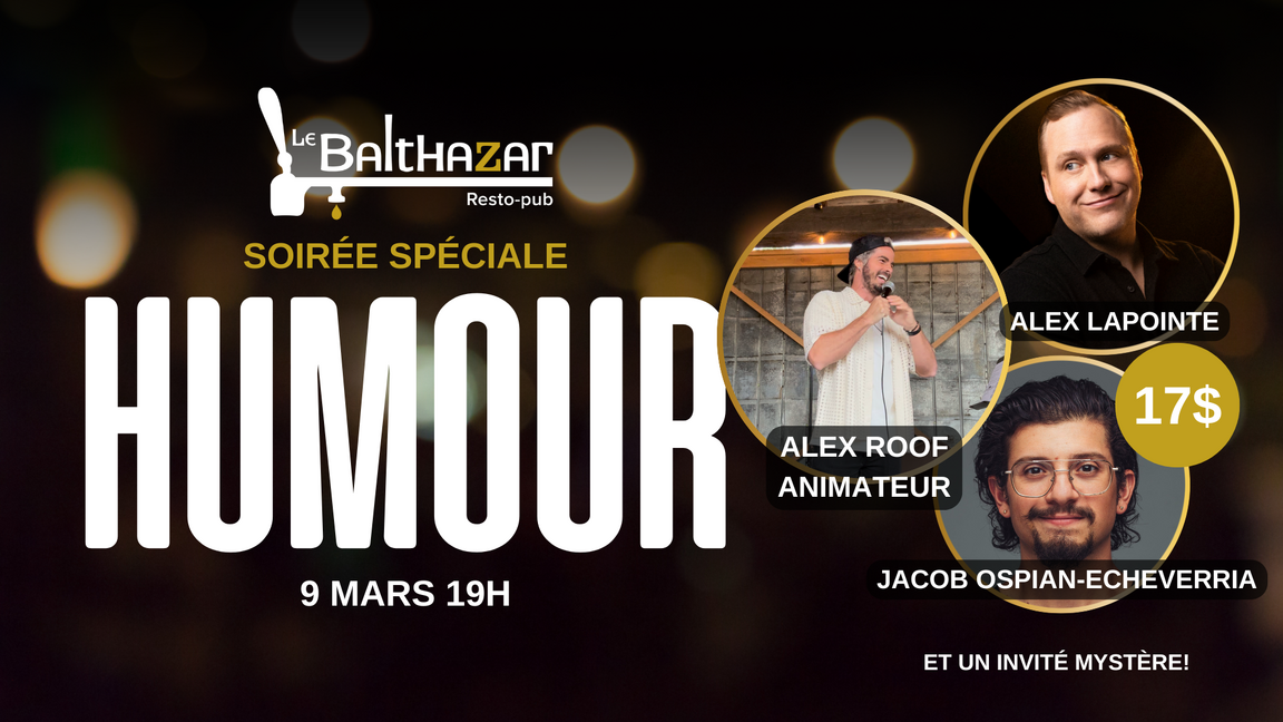 Soirée d'humour- Mars 2026