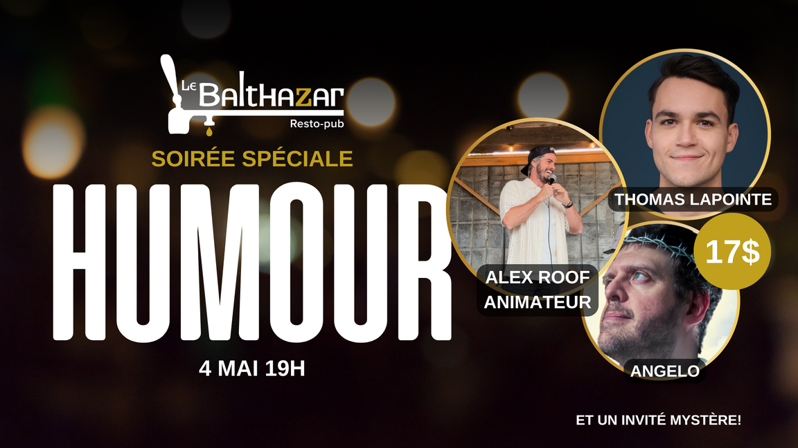 Soirée d'humour- Mai 2026