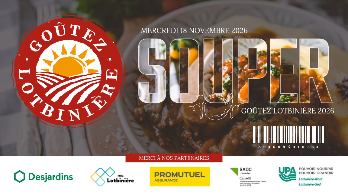 Souper Goûtez Lotbinière 2026