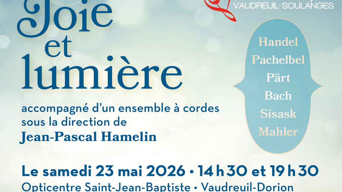 Joie et lumière - 14h30