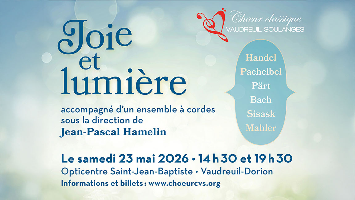 Joie et lumière - 19h30