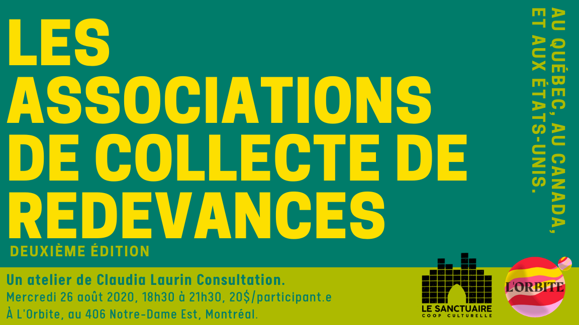 Associations de collecte de redevances musicales - Atelier explicatif
