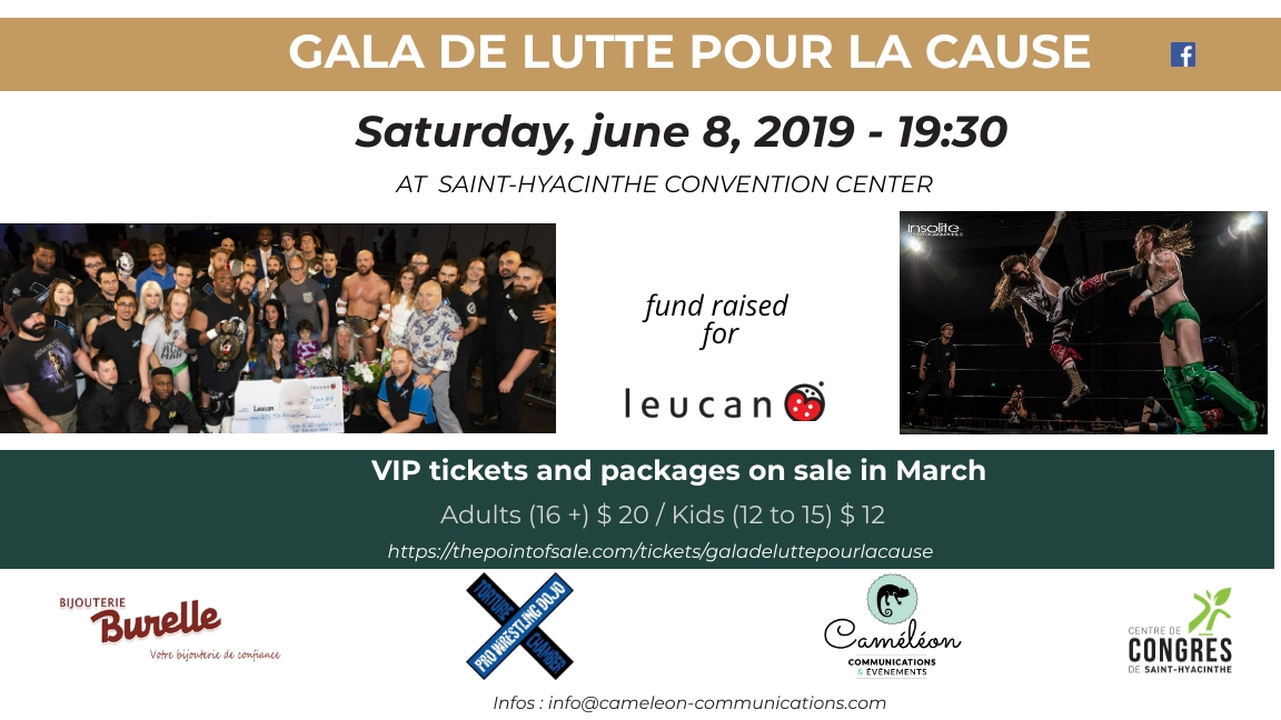 Gala de lutte pour la cause (2nd edition)
