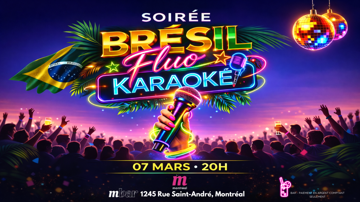 Karaoké Brésil - Soirée Fluo