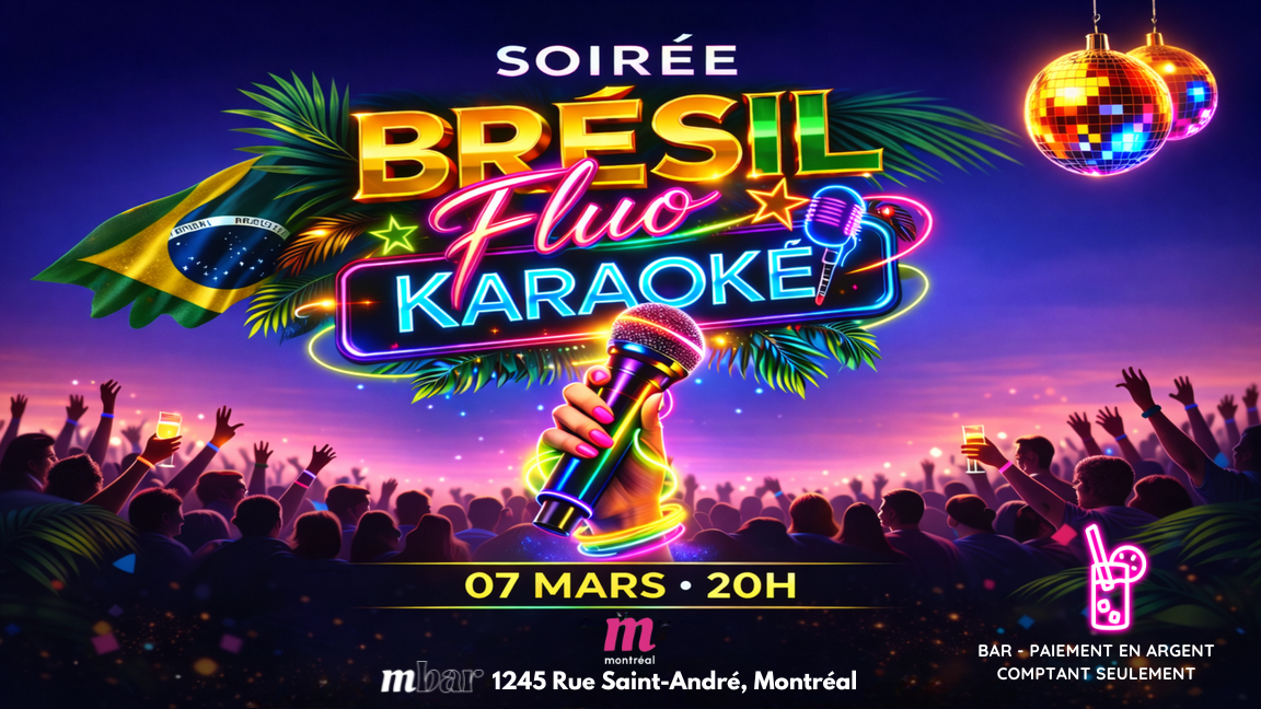 Karaoké Brésil - Soirée Fluo