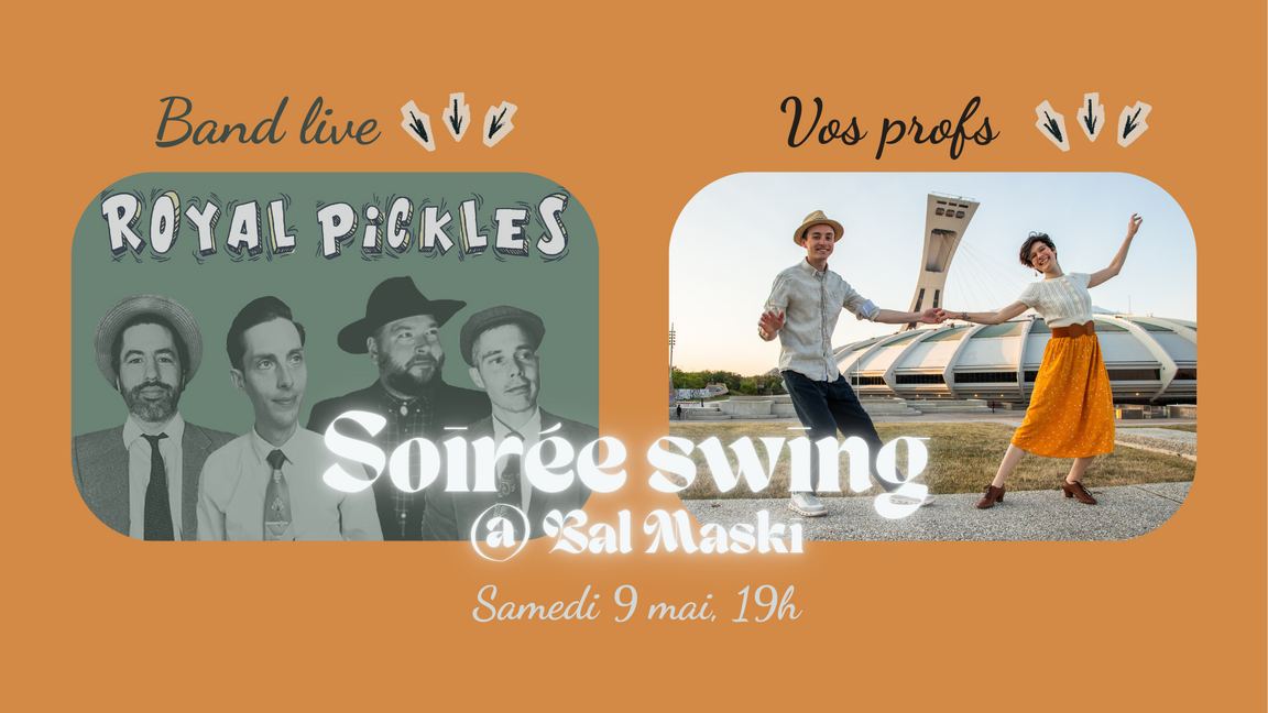 Cours de danse SWING + Les Royal Pickles
