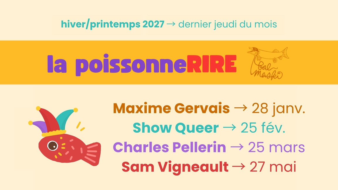 Passeport PoissonneRIRE hiver/printemps 2027