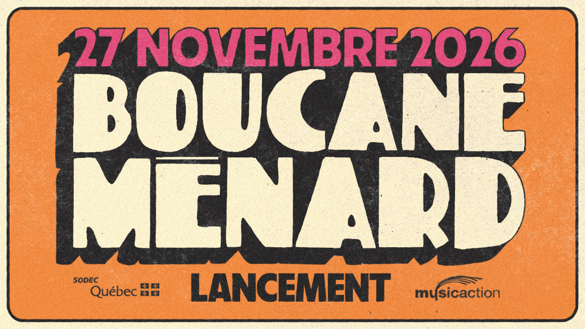 Boucane Ménard - lancement EP