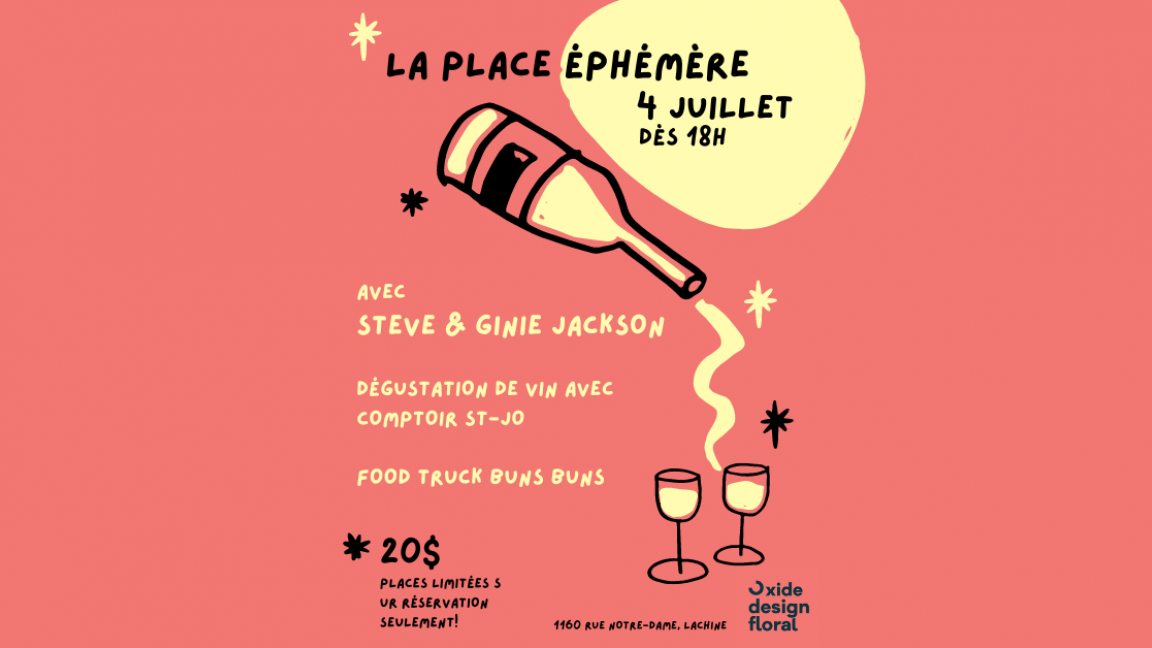 Steve & Ginie Jackson @ La place éphémère de Oxide Design Floral