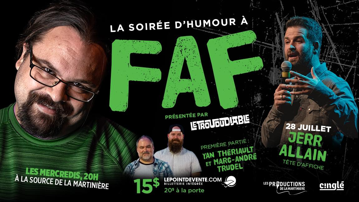 La soirée d'humour à FAF // Jerr Alain