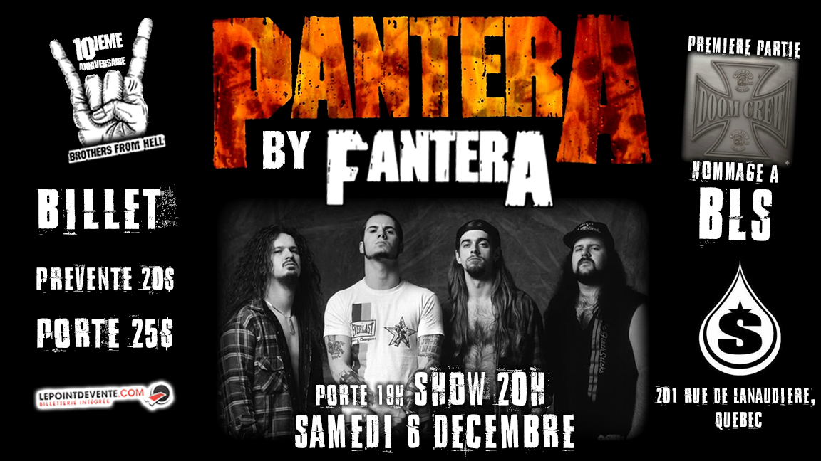 Hommage à Pantera par Fantera