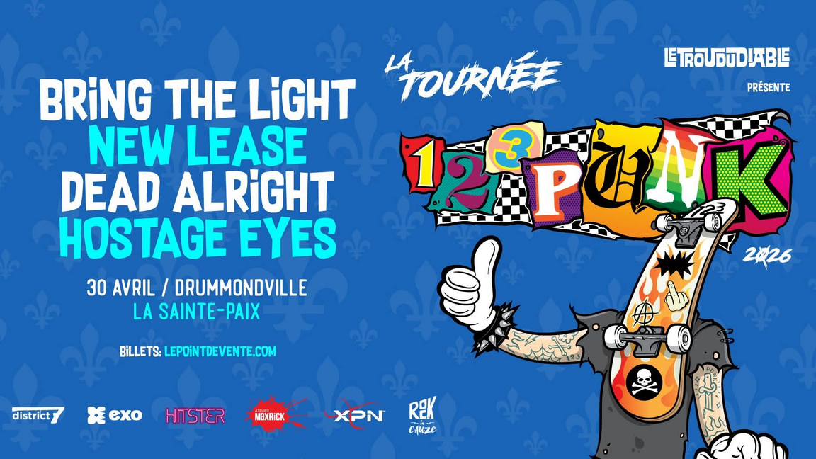 La tournée 123Punk 2026 Drummondville