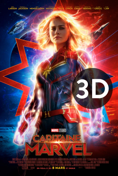 Capitaine Marvel 3D