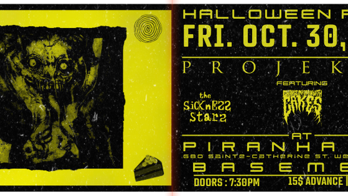 HALLOWEEN PARTY  |  PROJEKT F  //  Q.N.F  //  Change My Brain With Cakes  //  The Sickness Stars