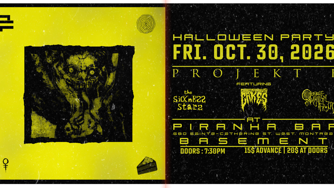 HALLOWEEN PARTY  |  PROJEKT F  //  Q.N.F  //  Change My Brain With Cakes  //  The Sickness Stars