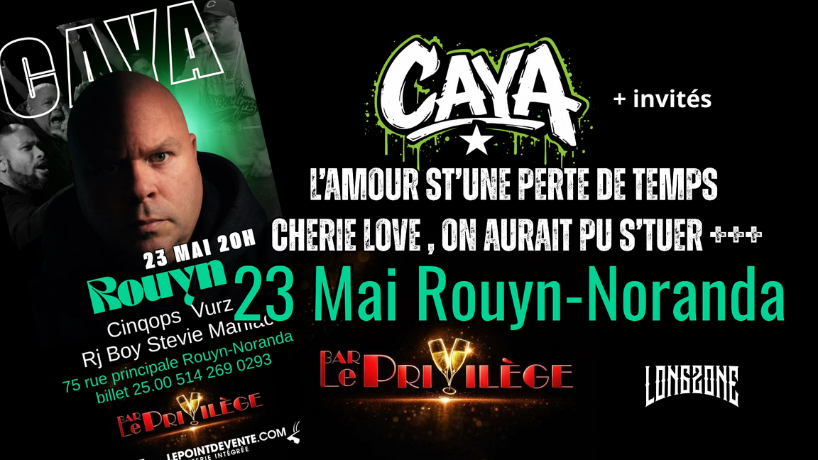 Caya &invites @Rouyn-Noranda