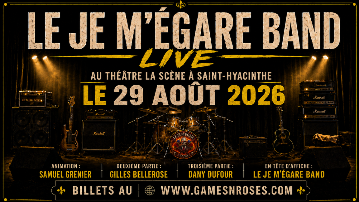 JE M'ÉGARE BAND Live