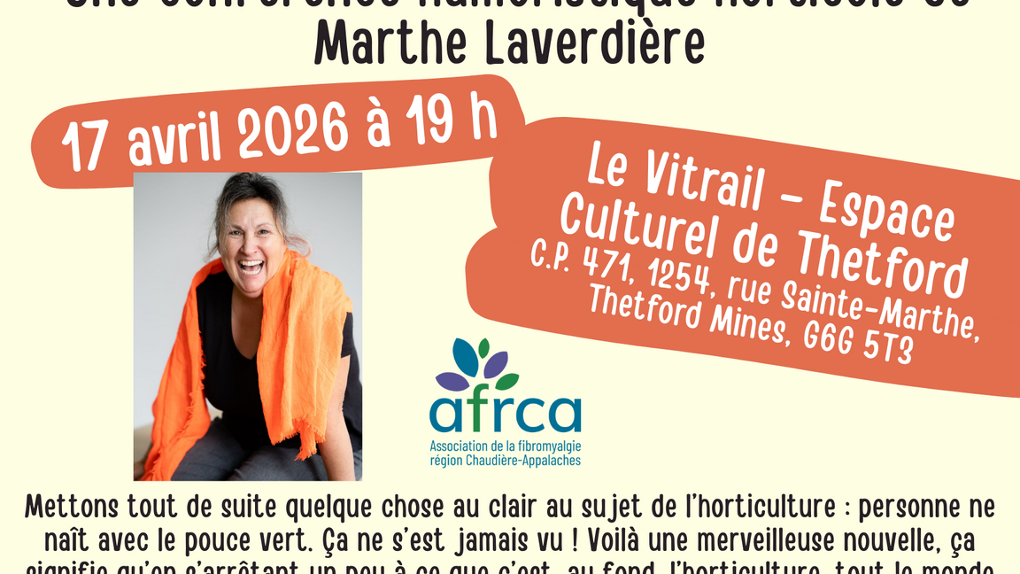 Conférence de Marthe Laverdière