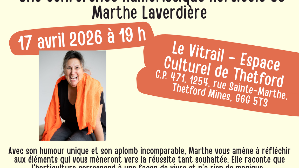 Spectacle de Marthe Laverdière