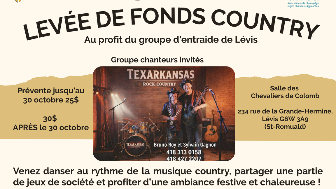 Levée de fonds country