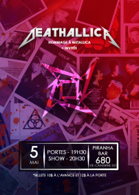 Hommage à Metallica avec Deathallica + invités The Sex'prymes & Vice Versus