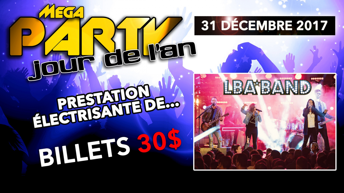 Microbrasserie présente PARTY JOUR DE L'AN 31 décembre 2017