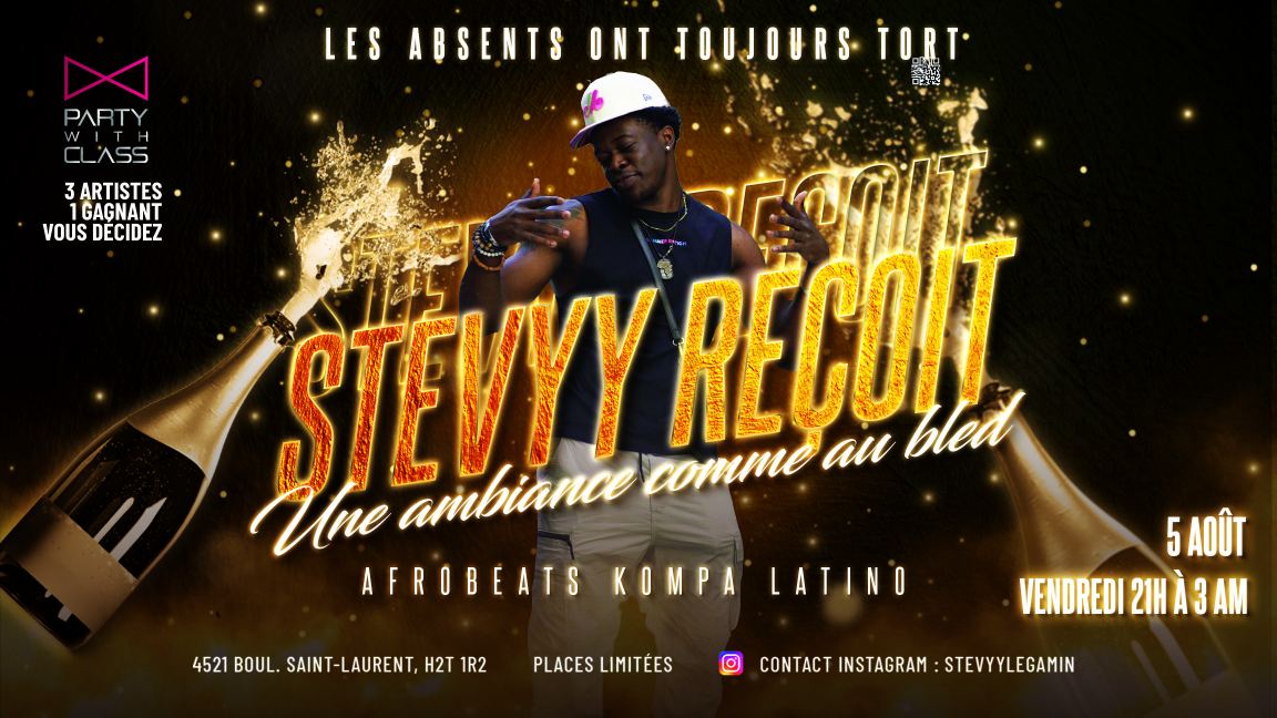 Stevyy Reçoit