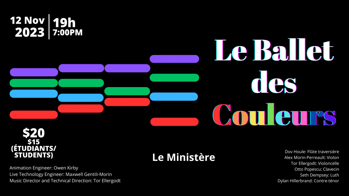 Le ballet des couleurs