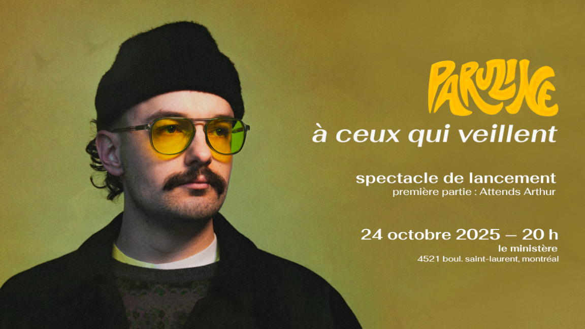 PARULINE : À CEUX QUI VEILLENT (LANCEMENT D'ALBUM)