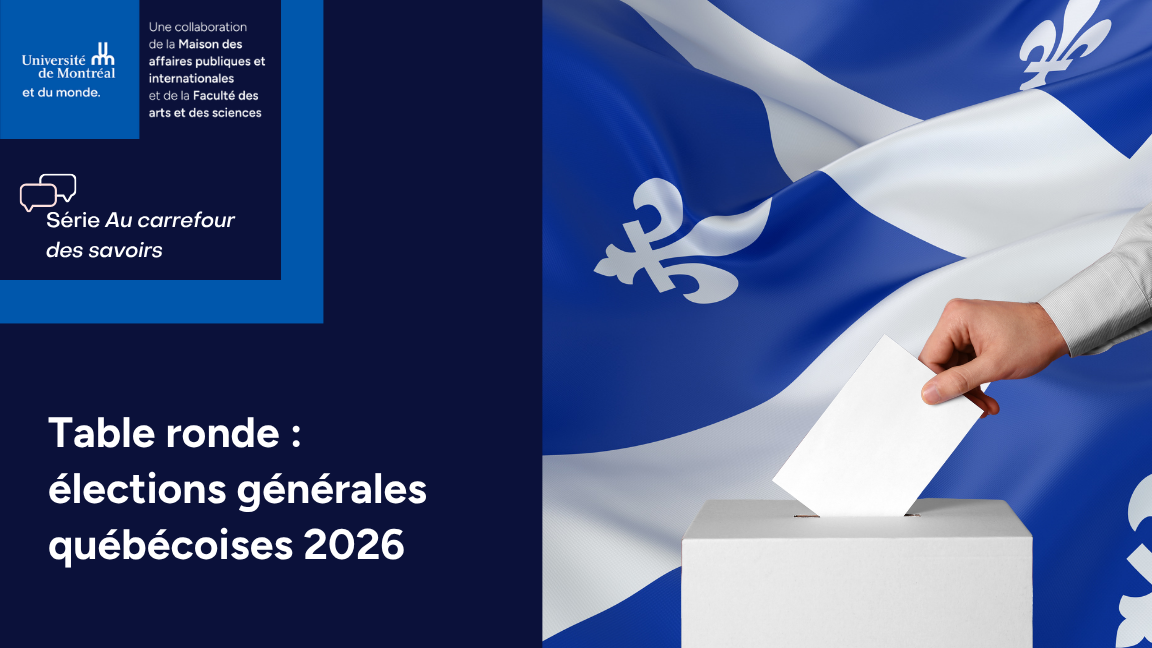 Table ronde : élections générales québécoises 2026