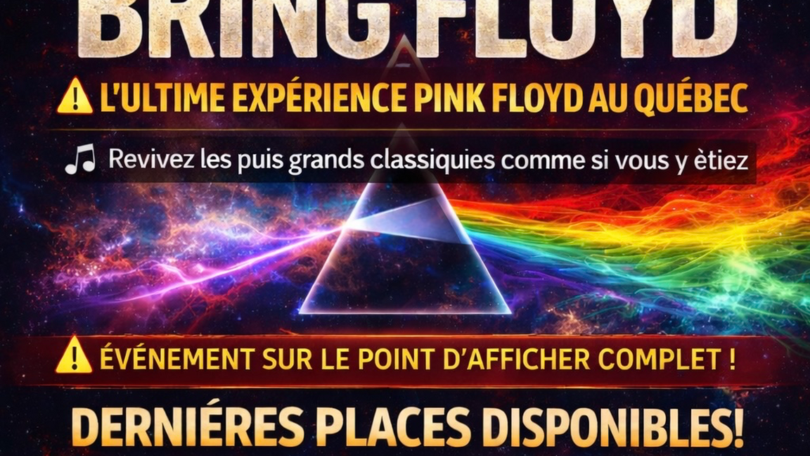 L’ultime expérience Pink Floyd au Québec