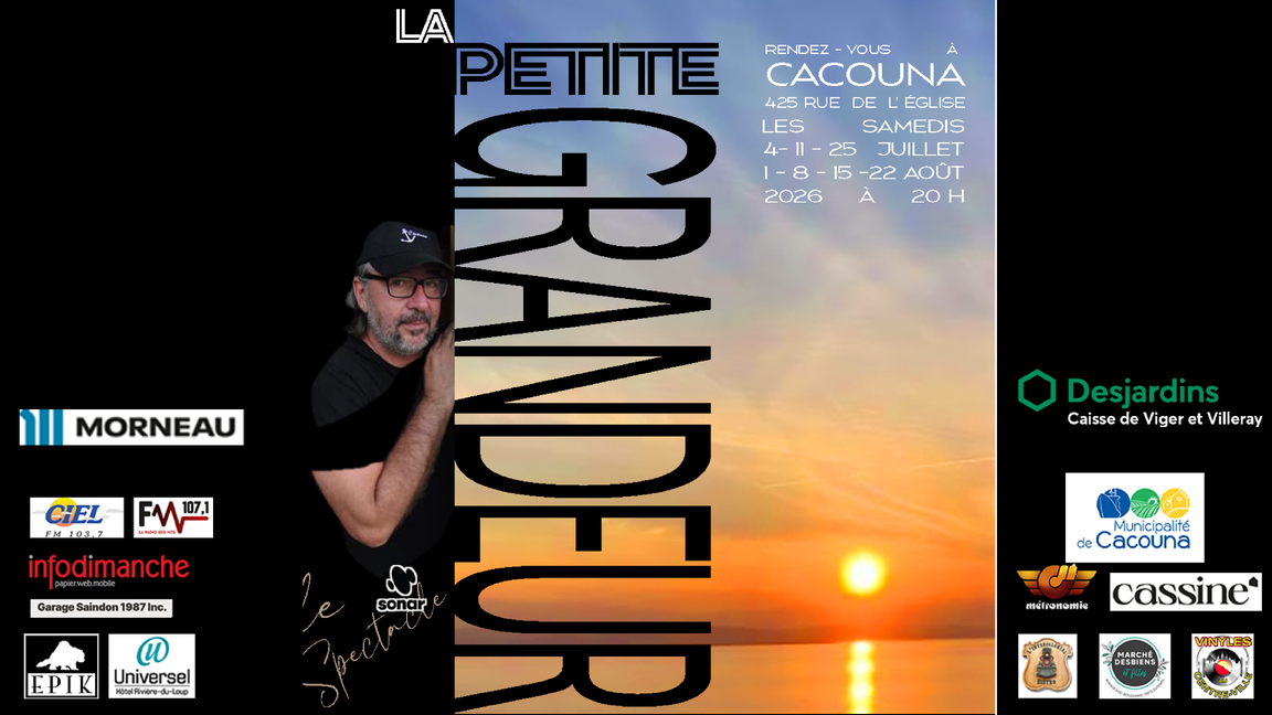 LA PETITE GRANDEUR ,Le Rockonteur à Cacouna