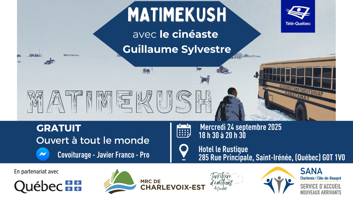 Projection du film « Matimekush » et causerie avec son réalisateur, Guillaume Sylvestre
