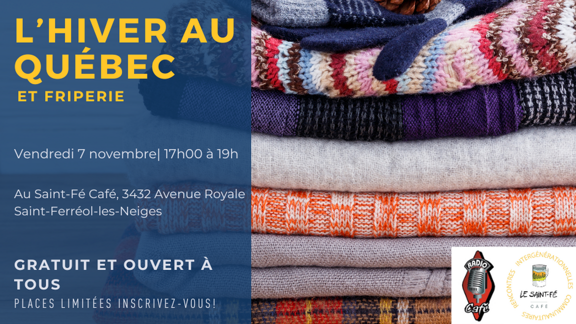 Se préparer pour l'hiver et le froid au St fé Café