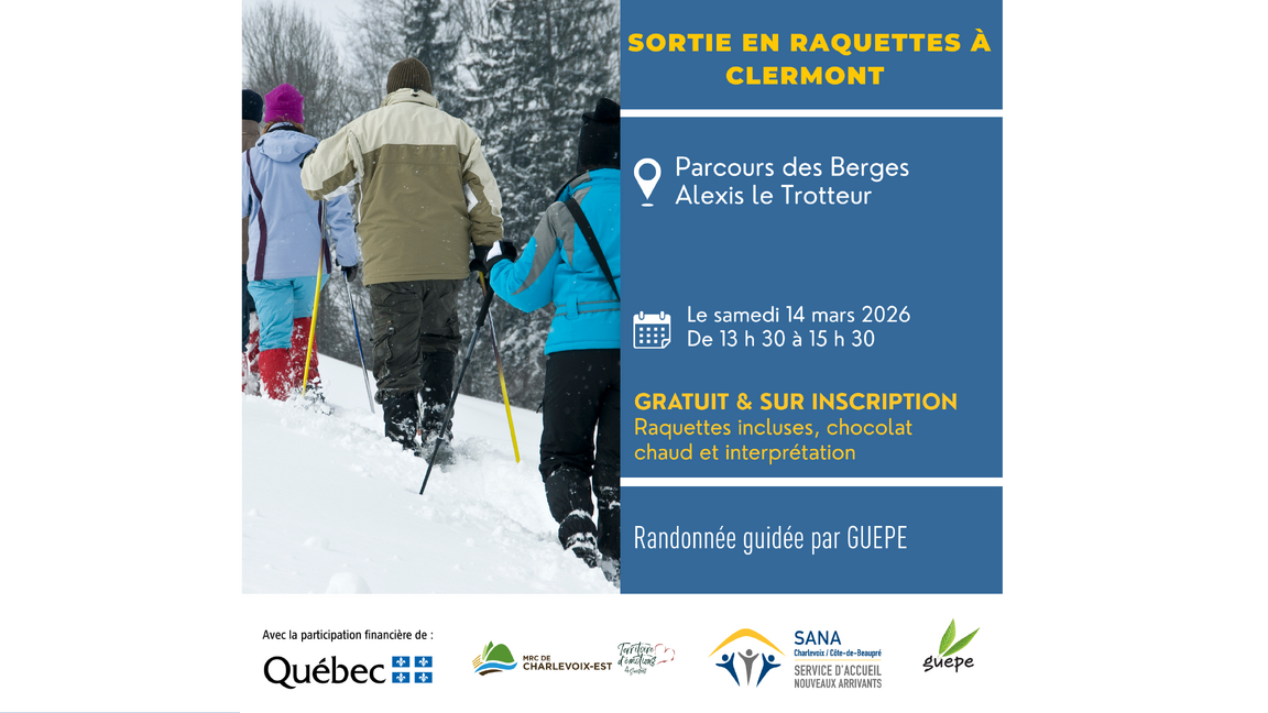 sortie en raquettes à clermont