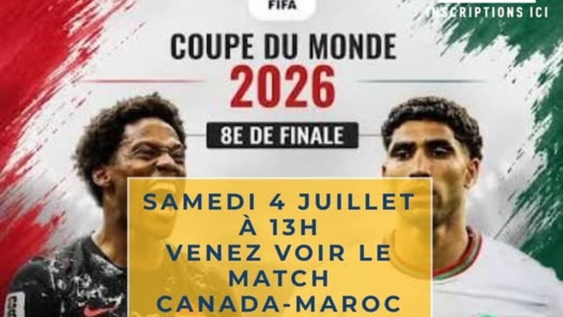Coupe du monde Canada vs Maroc au Dooly's