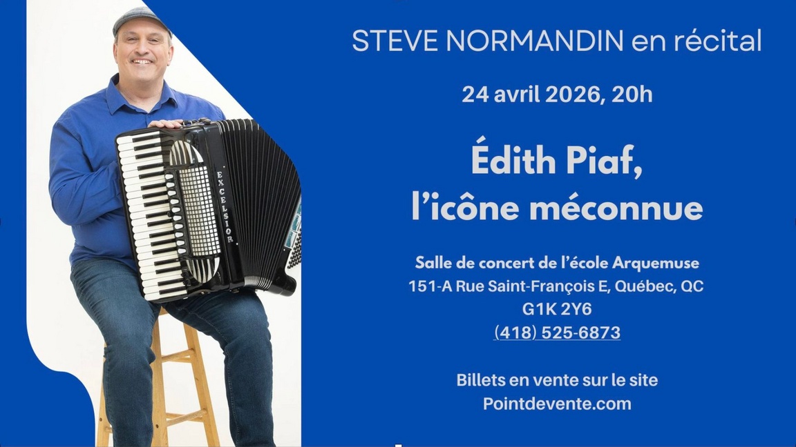 Steve Normandin : Édith Piaf, l'icône méconnue