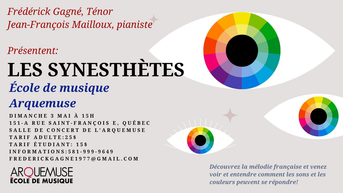 Récital-conférence "Les Synesthètes" (Mélodie française)
