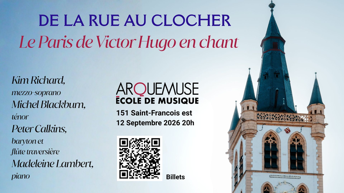 De la rue au clocher, le Paris de Victor Hugo en chant