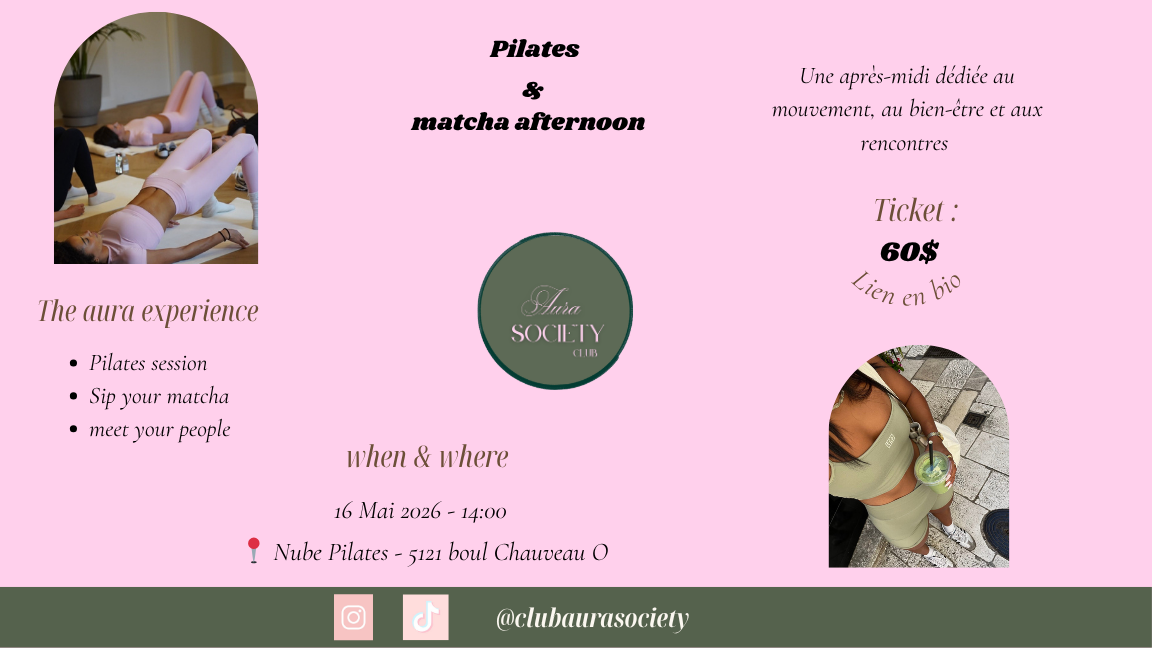 Pilates & matcha afternoon